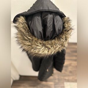 Michael Kors Women's Faux-Fur-Trim Hooded Puffer Coat